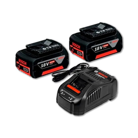 Kit Baterías y Cargador Bosch 2 GBA 18V 4.0AH + GAL 1880 CV