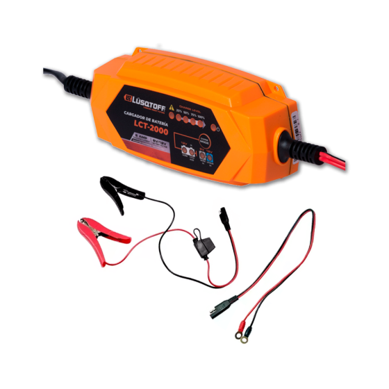 Cargador De Batería Inteligente 220V Lusqtoff LCT-2000